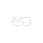 Manhattan Comfort Paramount Velvet Accent Armchair Set of 2, Polished Brass Frame with Geometric Legs, Art Deco Chair, 1920s Glamour, Fully Assembled, Living Room Lounge Seat, Warm Grey