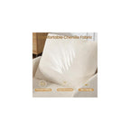 Beige Chenille Single Sofa for Living Room,Deep Seat Sofa with Throw Pillow